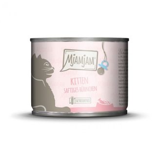 MJAMJAM KITTEN POLLO CON ACEITE DE SALMÓN 200gr