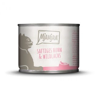 MJAMJAM POLLO Y SALMÓN SALVAJE 200gr