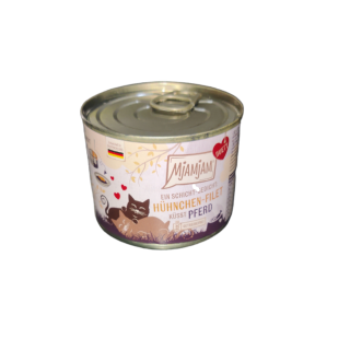 MJAMJAM DUETT FILETE DE POLLO MARIDADO CON CABALLO 190gr