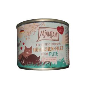 MJAMJAM DUETT FILETE DE POLLO MARIDADO CON PAVO 190gr