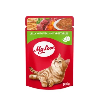 MYLOVE TERNERA CON VERDURAS EN GELATINA 100gr