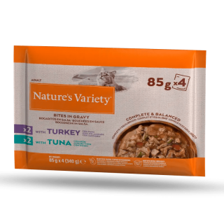 NATURE’S VARIETY PACK 2xPAVO 2xATÚN 4x85gr