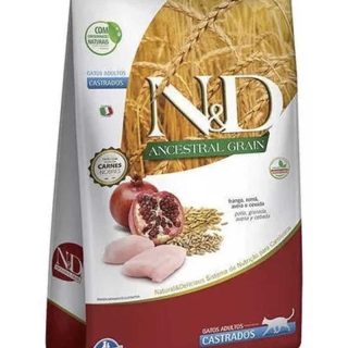 N&D PRIME GATO CASTRADO FRANGO 1.5KG(POLLO Y GRANADA)