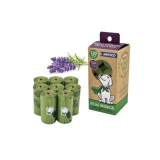 NAYECO BOLSAS HIGIÉNICAS DEGRADABLES (PACK 120 BOLSAS)