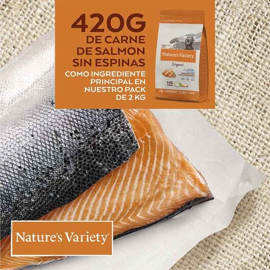 NATURES VARIETY ORIGINAL MEDIUM SALMON - Imagen 7