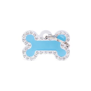 MYFAMILY PLACA LIGHT BLUE SMALL BONE