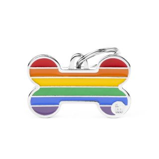 MYFAMILY PLACA RAINBOW HUESO GRANDE