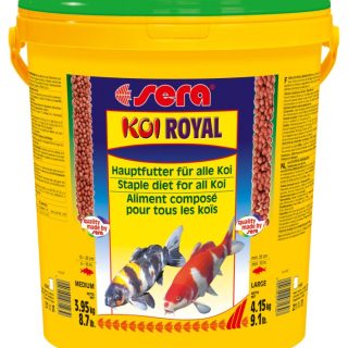 SERA KOI ROYAL GRANO MEDIO 21 LITROS