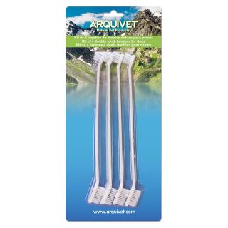 ARQUIVET KIT DE 4 CEPILLOS DE DIENTES DOBLES PARA PERROS