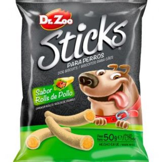 DR.ZOO STICKS ROLLS DE POLLO 50gr