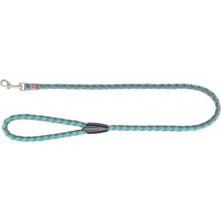 TRIXIE CORREA NYLON TRENZADO AZUL / GRIS 1m