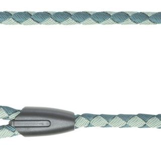TRIXIE CORREA NYLON TRENZADO AZUL / TURQUESA 1m