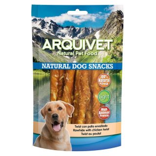 ARQUIVET TWIST CON POLLO ENROLLADO 13cm 100gr
